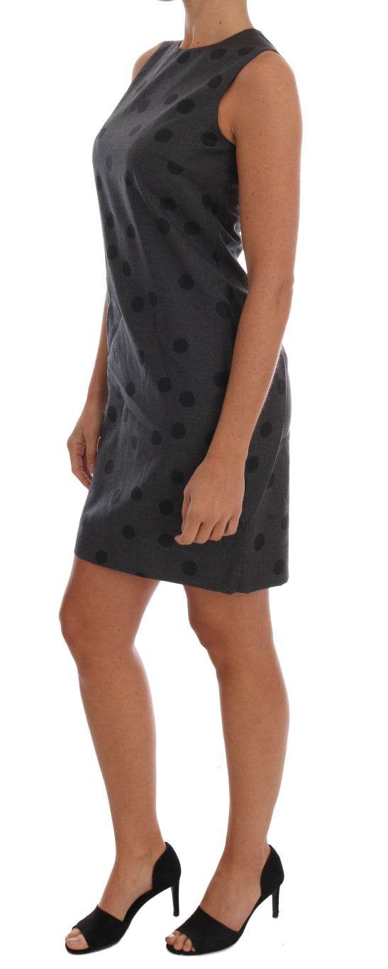 Dolce & Gabbana Schickes ärmelloses Kleid aus gepunkteter Wolle - Léoré
