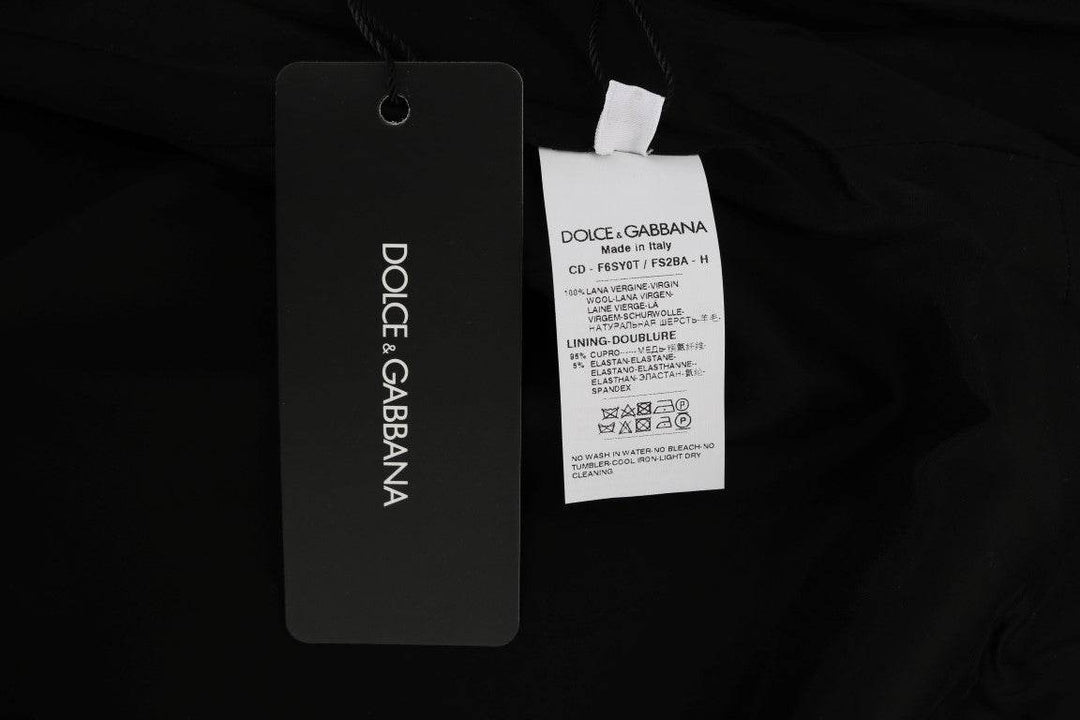 Dolce & Gabbana Schickes ärmelloses Kleid aus gepunkteter Wolle - Léoré