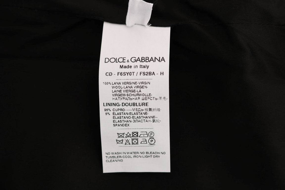 Dolce & Gabbana Schickes ärmelloses Kleid aus gepunkteter Wolle - Léoré