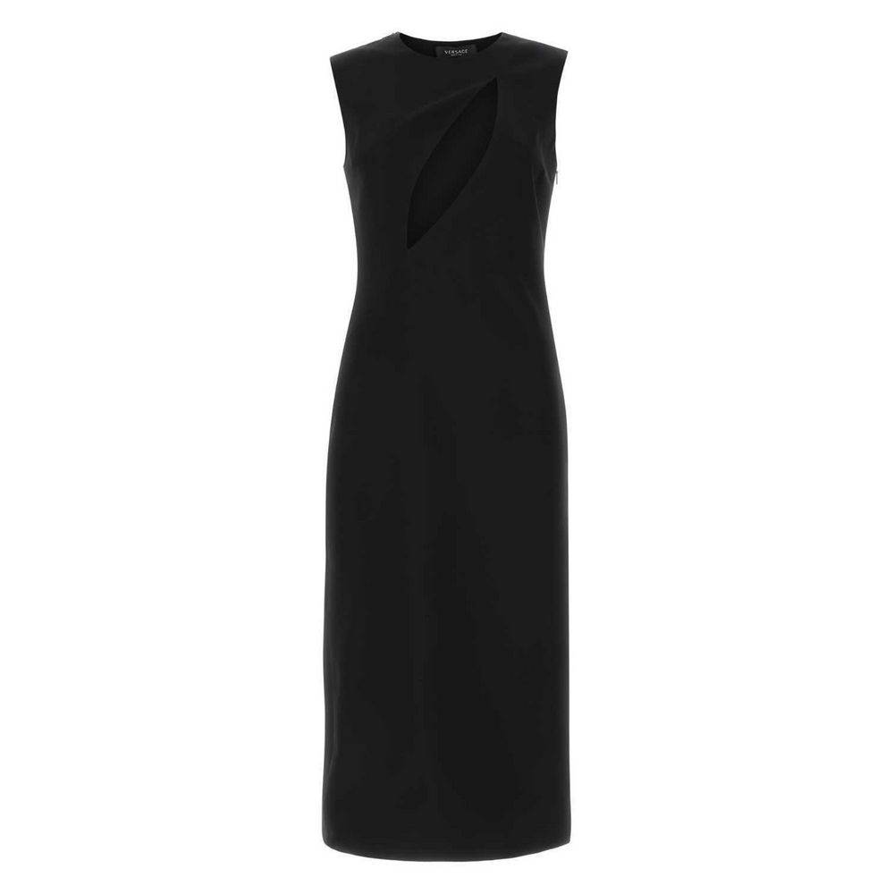 Versace Schwarzes Kleid aus Acetat - Léoré