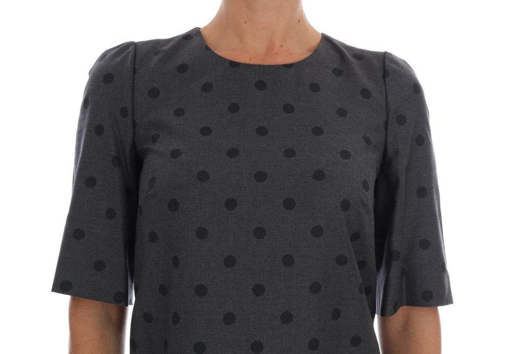 Dolce & Gabbana Schickes Kleid aus gepunkteter Wolle - Léoré