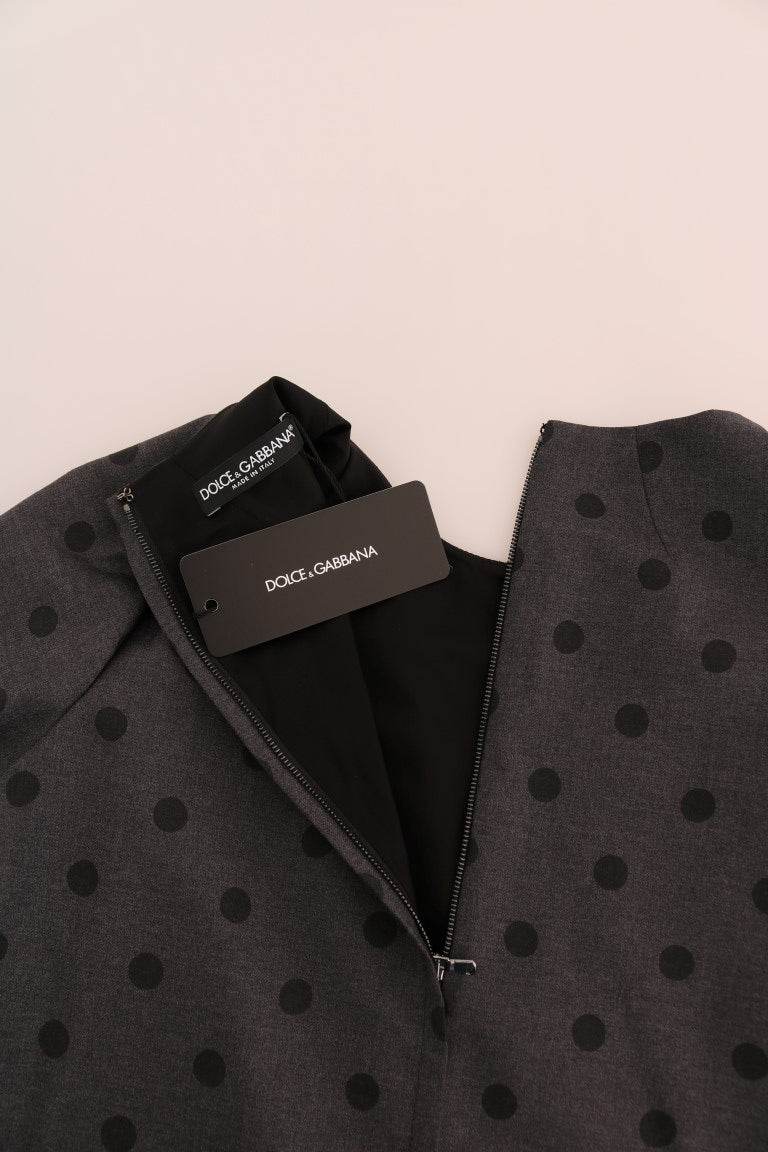 Dolce & Gabbana Schickes Kleid aus gepunkteter Wolle - Léoré