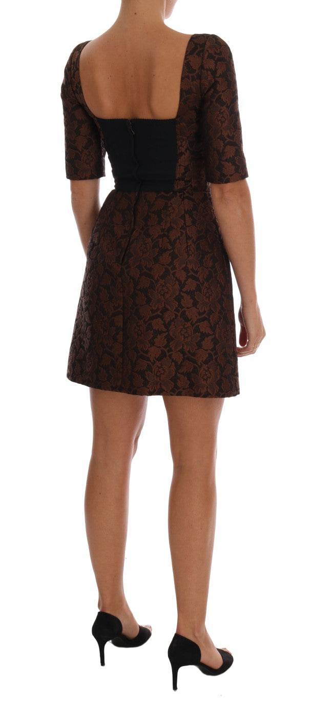 Dolce & Gabbana Schickes braunes Minikleid aus Wollmischung - Léoré