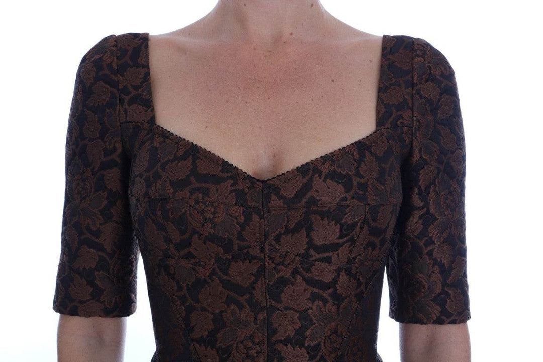 Dolce & Gabbana Schickes braunes Minikleid aus Wollmischung - Léoré