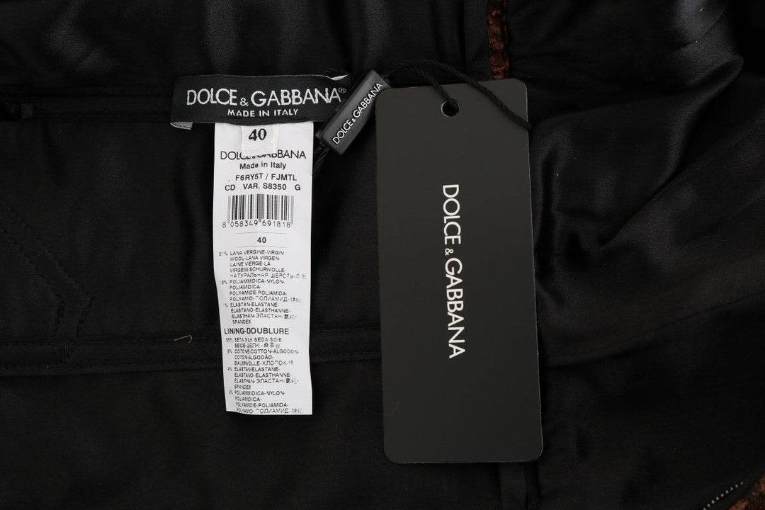 Dolce & Gabbana Schickes braunes Minikleid aus Wollmischung - Léoré