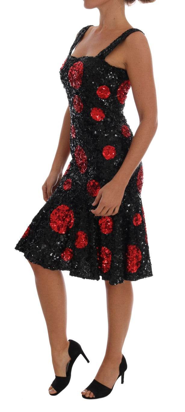 Dolce & Gabbana Elegantes gepunktetes Etuikleid - Léoré