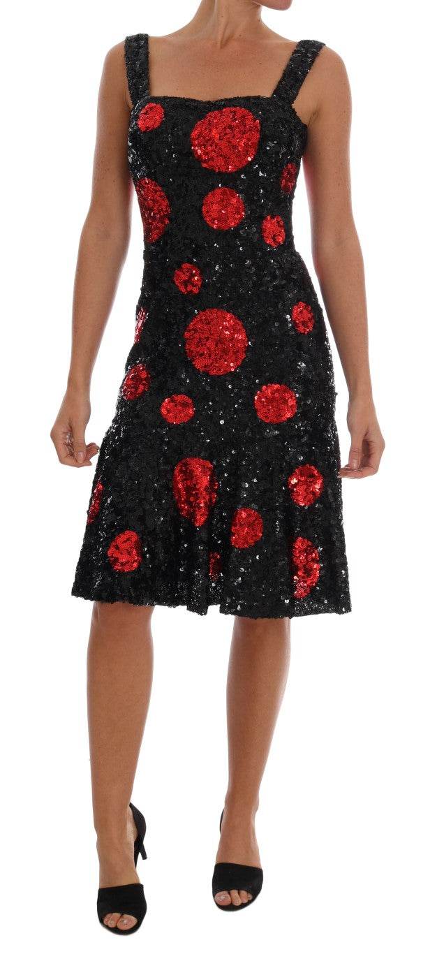 Dolce & Gabbana Elegantes gepunktetes Etuikleid - Léoré