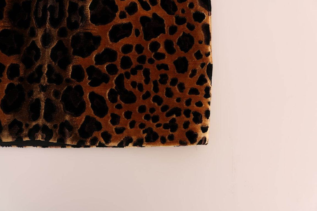 Dolce & Gabbana Ärmelloses Leopard-Mini-Etuikleid - Léoré