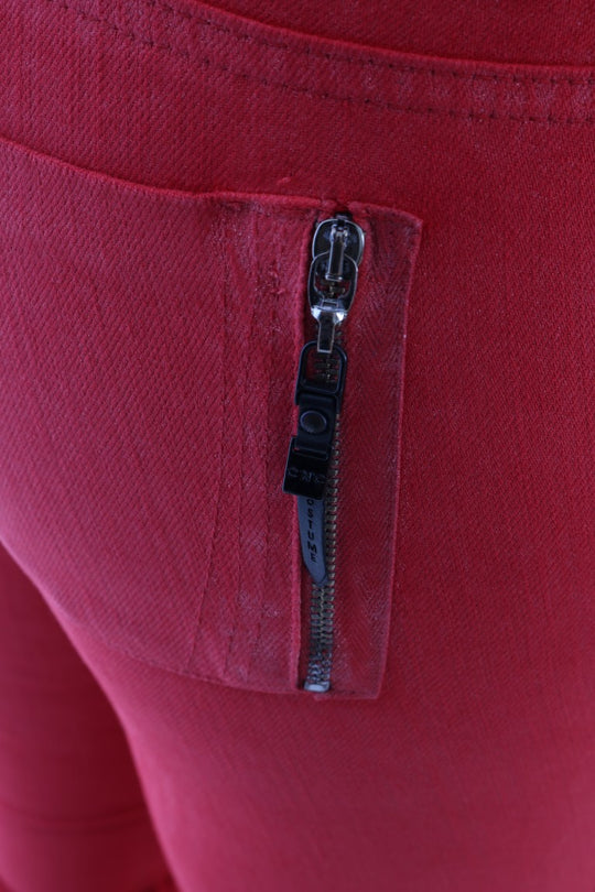 Costume National Rote Cotton Stretch Slim Jeans