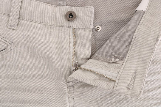 Costume National Weiße schmale Stretch-Jeans aus Baumwolle