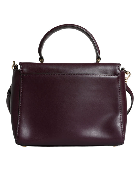 Michael Kors Lila Leder Logo Plaque Crossbody MINDY Satchel Tasche