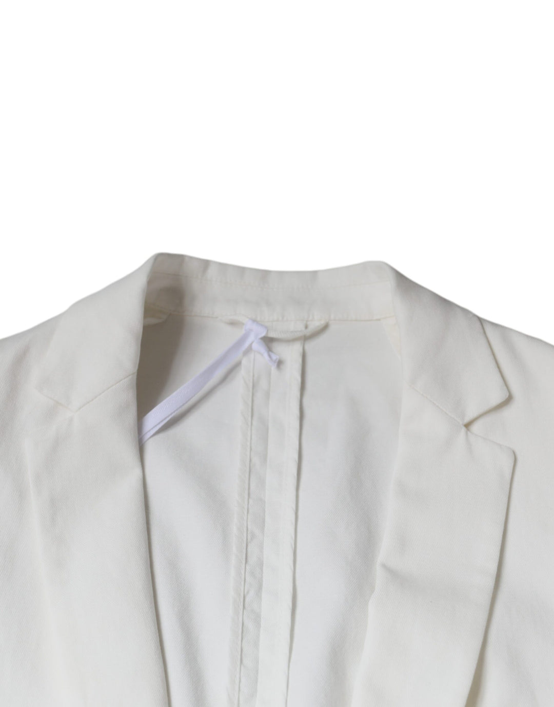 Dondup Weißer einreihiger formeller Blazer mit einem Knopf