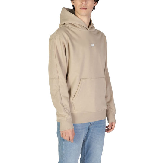 New Balance Beige Hoody aus recyceltem Polyester