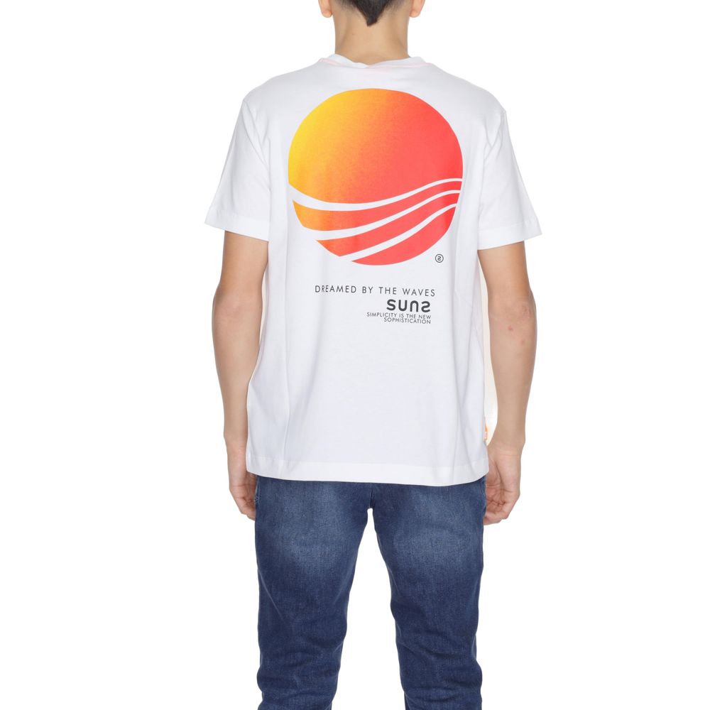 Suns T-shirt made of white cotton
