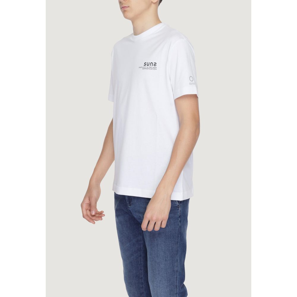 Suns T-shirt made of white cotton