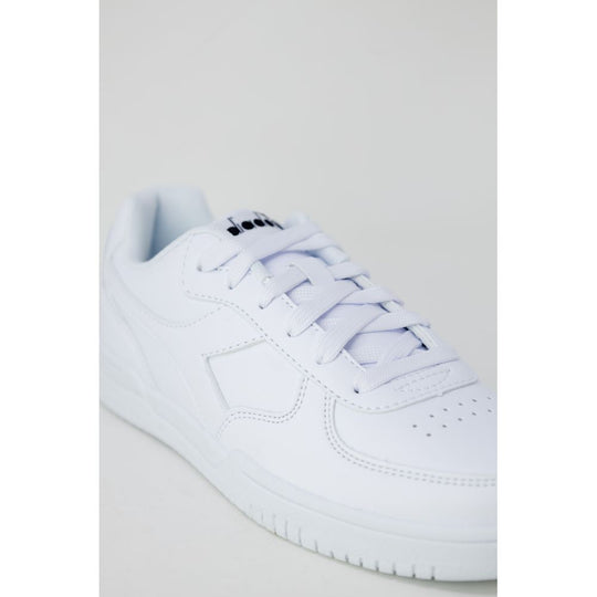 Diadora Weißes Kunstleder Sneaker