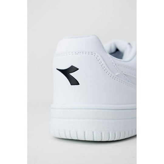 Diadora Weißes Kunstleder Sneaker