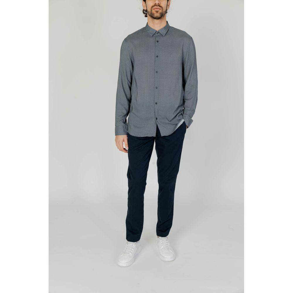 Armani Exchange Graues Viskose-Hemd - Léoré