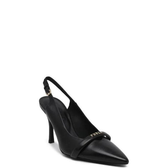 Furla Schwarzer Leder High Heel