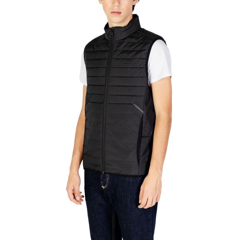 Hugo Boss Schwarze Polyester-Jacke