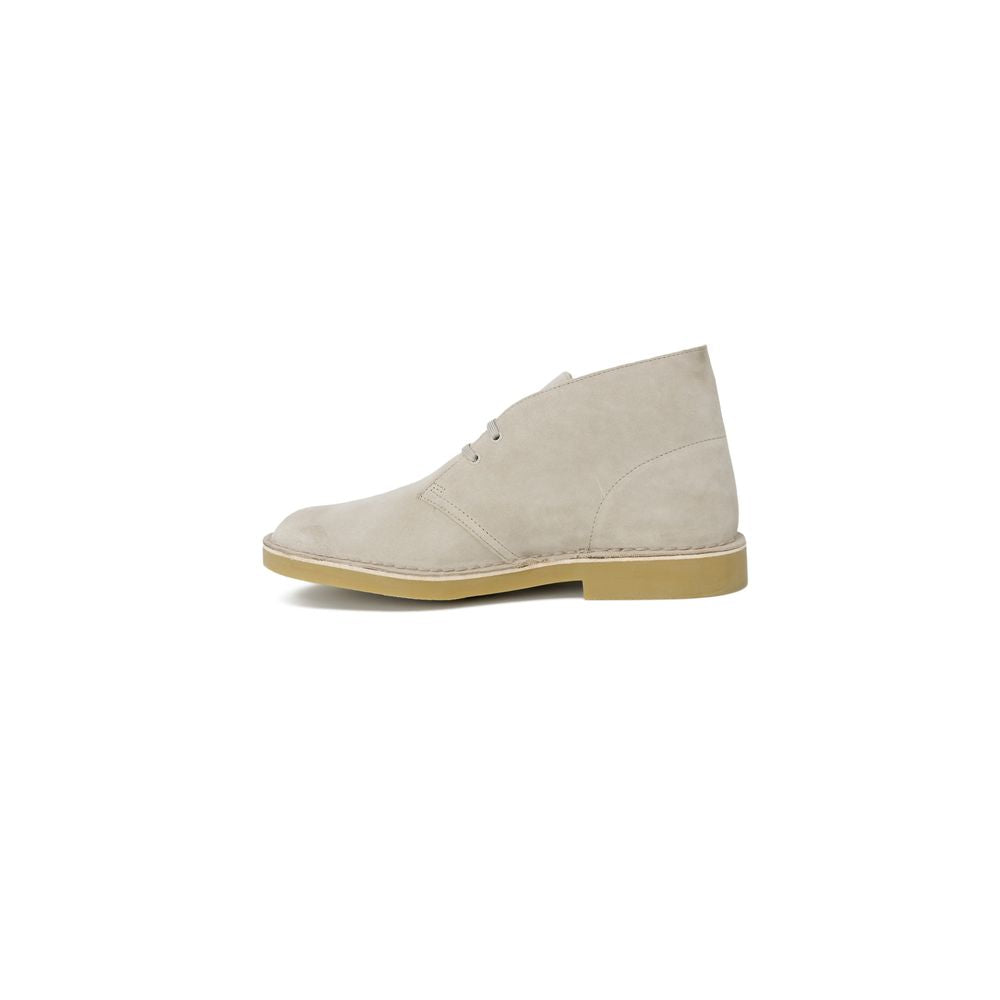 Clarks Grey Leather Boots