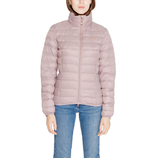 EA7 Emporio Armani Purple Polyamide Jackets &amp; Coats