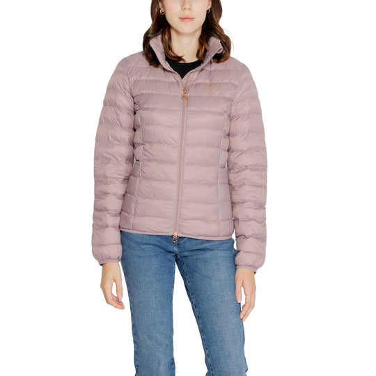 EA7 Emporio Armani Purple Polyamide Jackets &amp; Coats