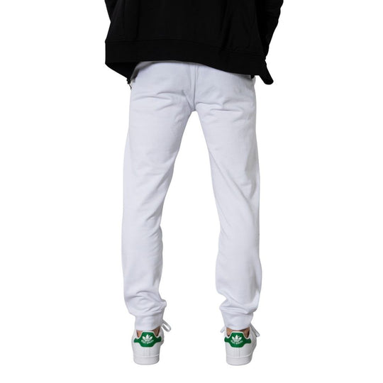 Armani Exchange White Cotton Jeans &amp; Pants