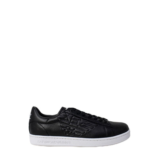 EA7 Emporio Armani Black and White Polyethylene Sneaker