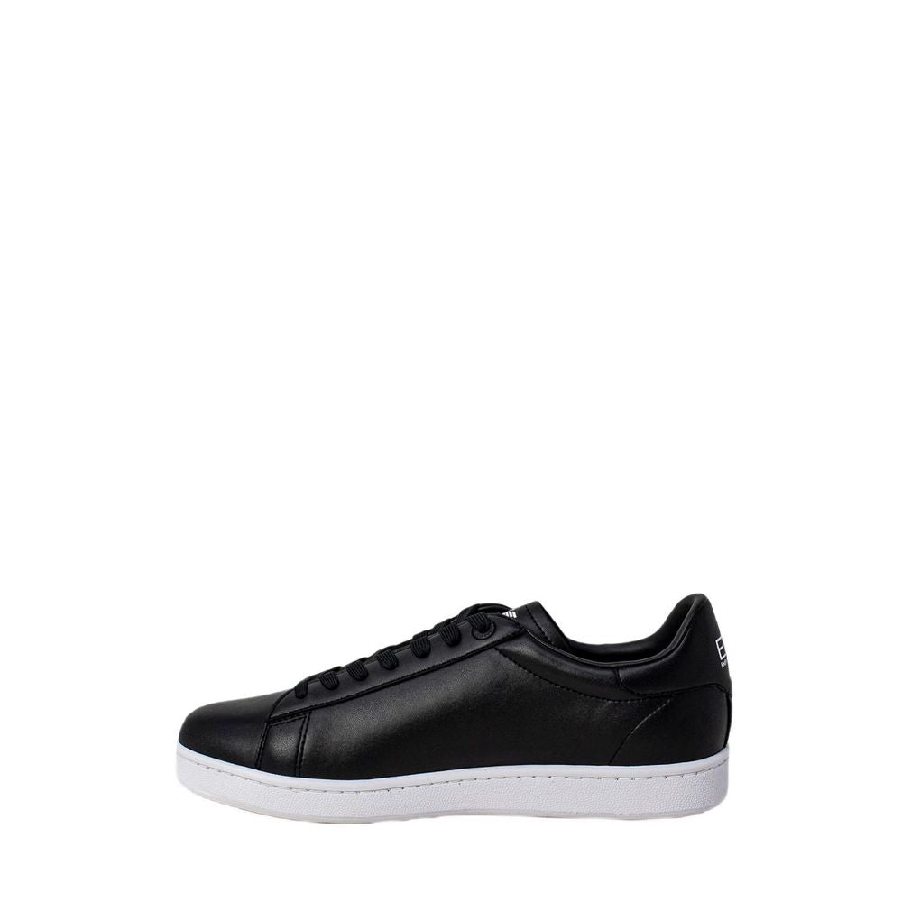 EA7 Emporio Armani Black and White Polyethylene Sneaker