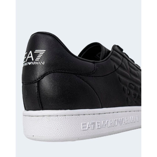 EA7 Emporio Armani Black and White Polyethylene Sneaker