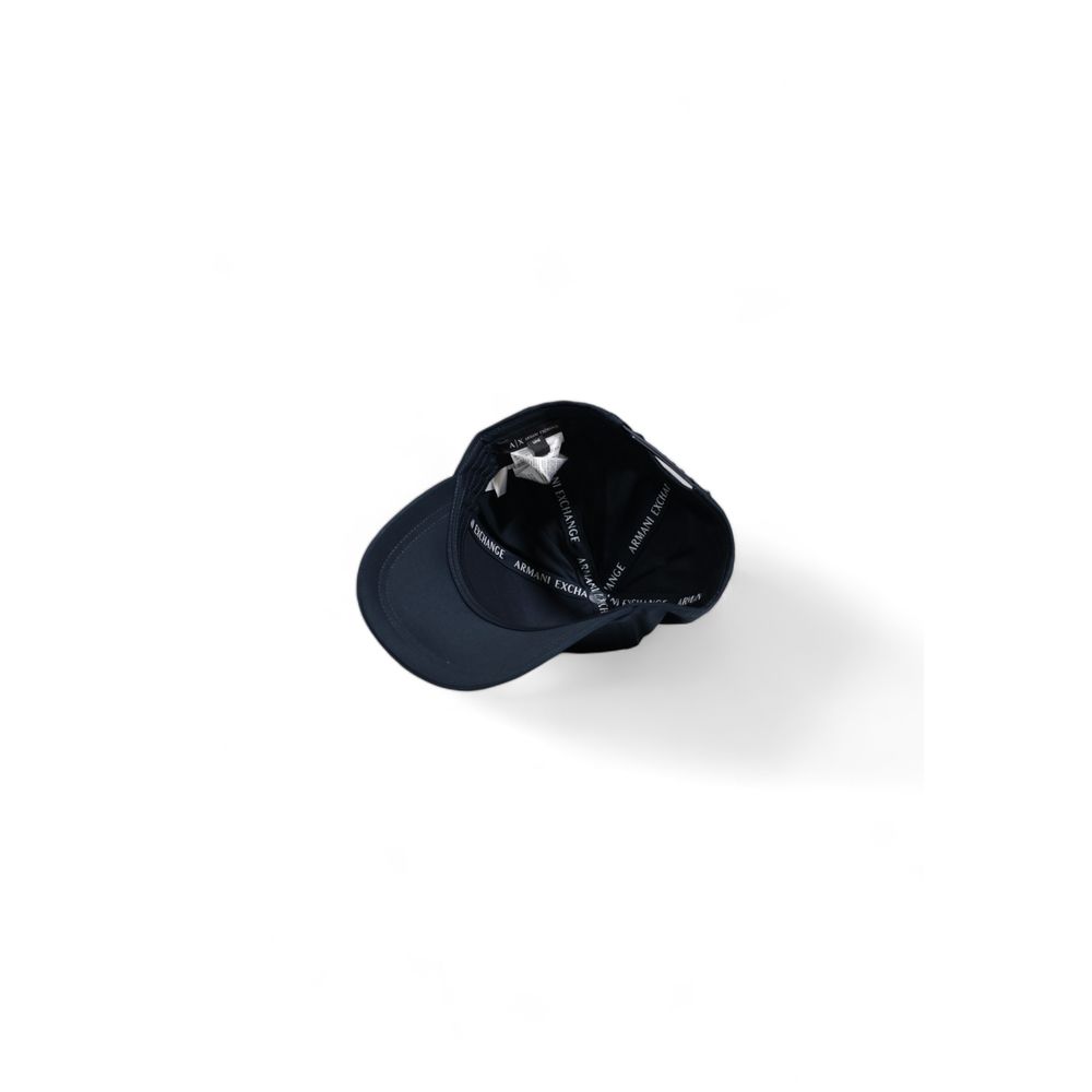 Armani Exchange Blue Cotton Hats &amp; Caps