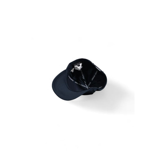 Armani Exchange Blue Cotton Hats &amp; Caps