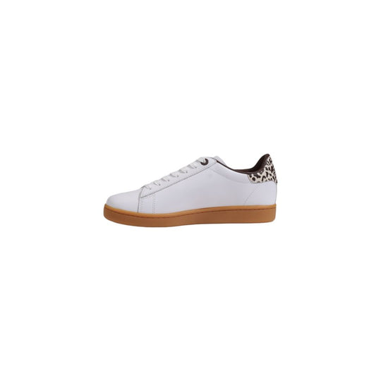 EA7 Emporio Armani Beige Leather Sneakers