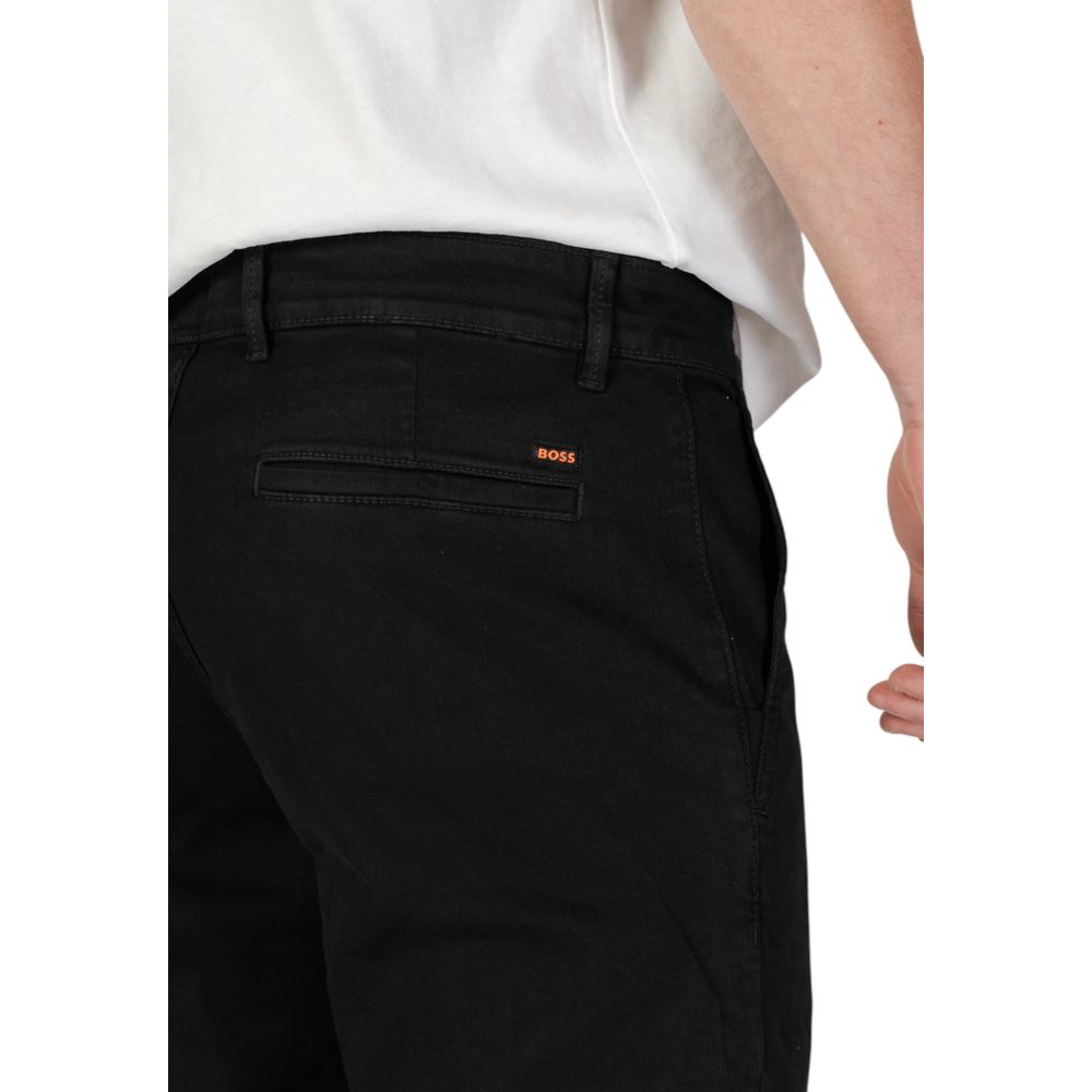Hugo Boss Black Cotton Jeans &amp; Trousers