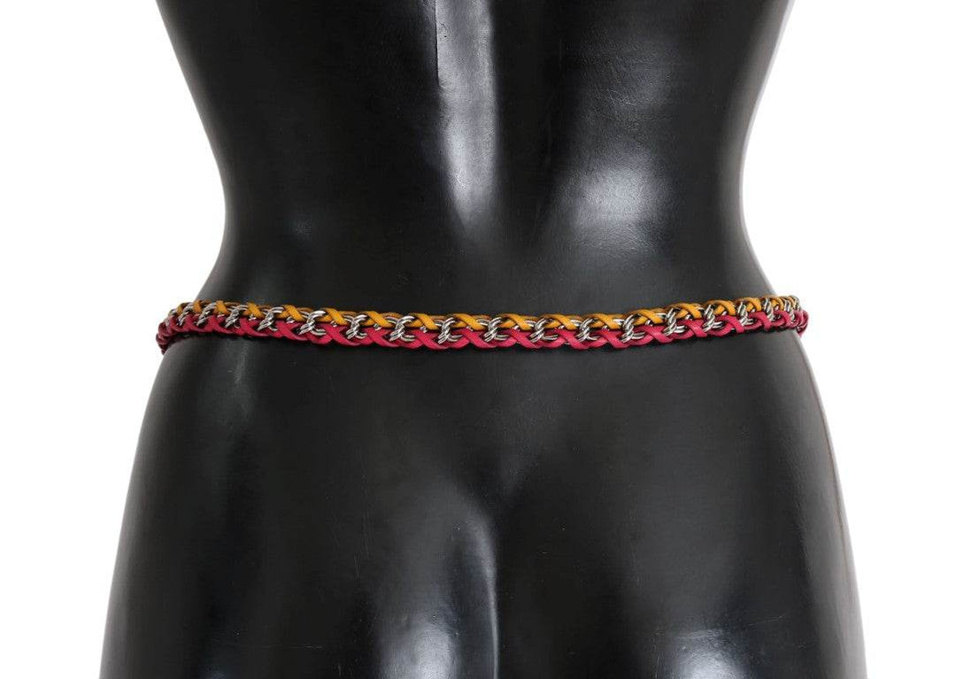 Dolce & Gabbana Eleganter mehrfarbiger Gürtel mit Kristallverzierung - Léoré