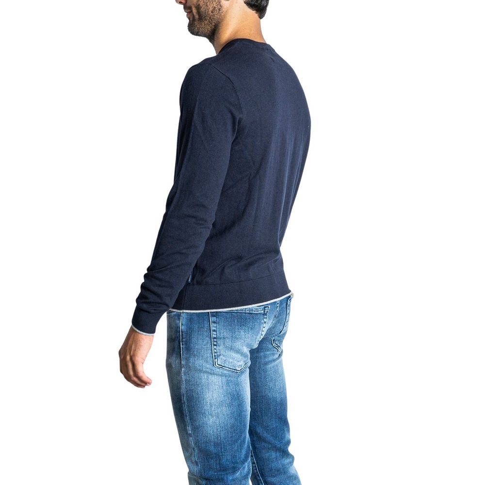 Armani Exchange blue cotton T-shirt
