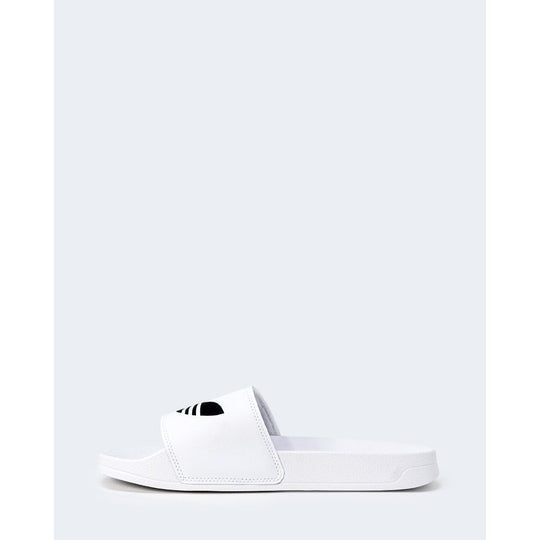 Adidas Weißer Polyester-Pantoffel