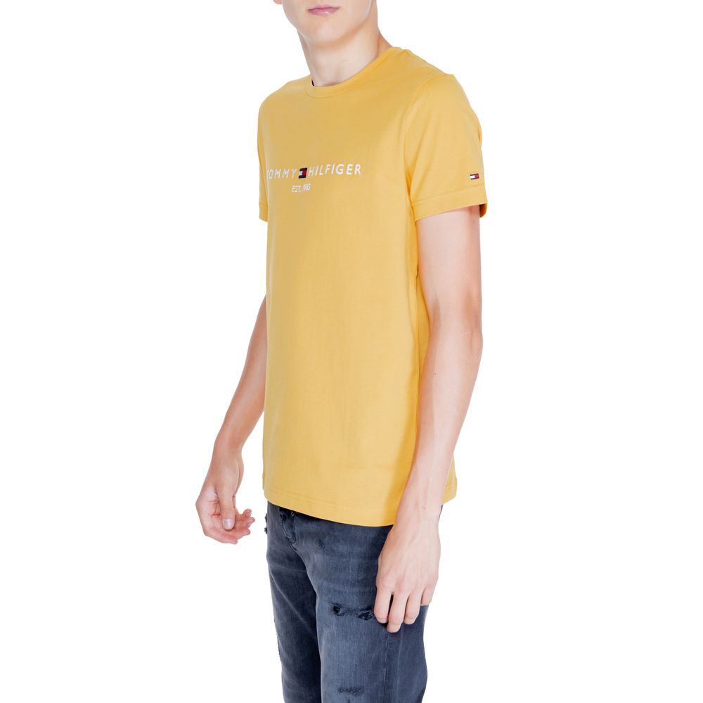 Tommy Hilfiger yellow cotton T-shirt