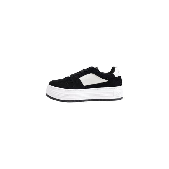 Calvin Klein Jeans Schwarzer Leder-Sneaker