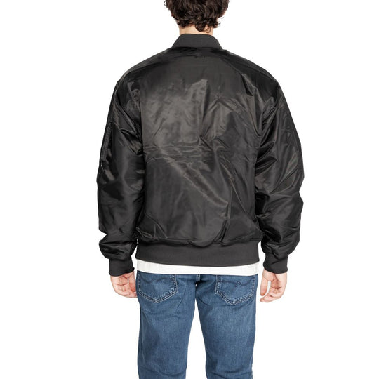 Calvin Klein Jeans Schwarze Polyamid-Jacken &amp