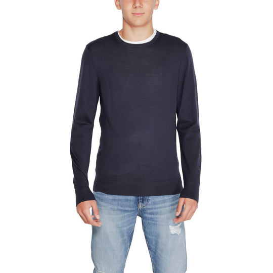 Calvin Klein Blaue Sportbekleidung aus recycelter Wolle