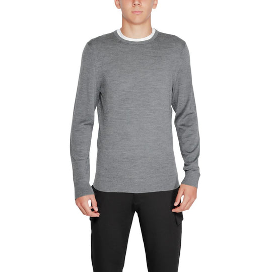 Calvin Klein Grey Recycled Wool T-Shirt