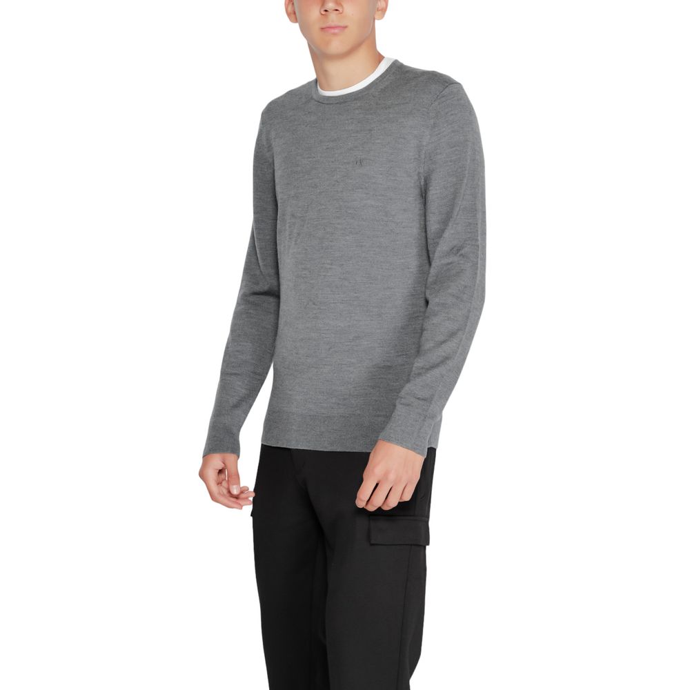 Calvin Klein Grey Recycled Wool T-Shirt