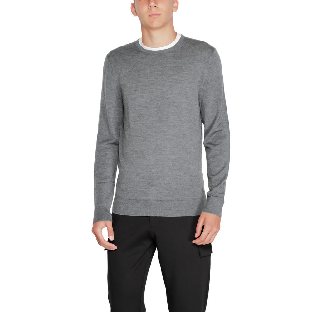 Calvin Klein Grey Recycled Wool T-Shirt