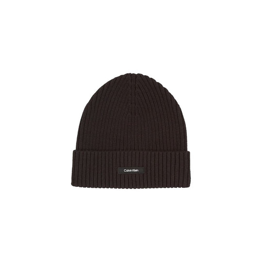 Calvin Klein Schwarze Bio-Baumwollmützen Baseballmütze