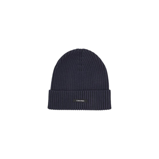 Calvin Klein Blaue Bio-Baumwollmützen Baseballmütze