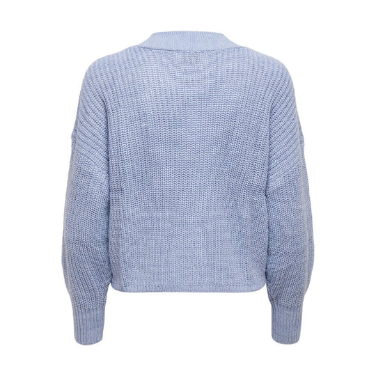 Only Blaue Marabu-Strickjacke