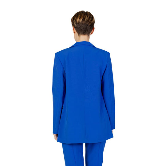 Only Blauer Blazer aus wiederverwertetem Polyester