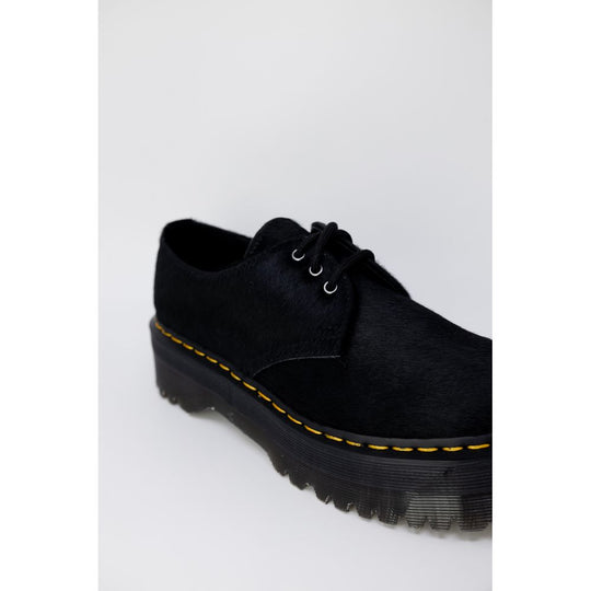 Dr. Martens Schwarzer Leder-Schnürstiefel